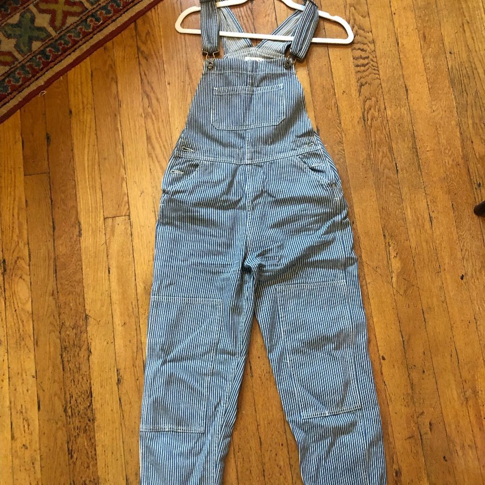 COPY - Hey Gang Railroad Knee Patch Overalls